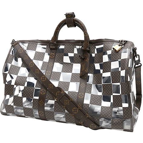 borsa da viaggio louis vuitton trasparente